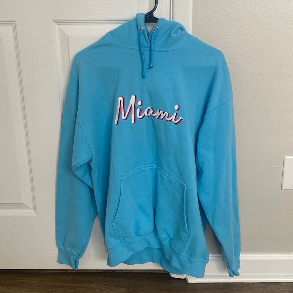 Blue Miami Hoodie